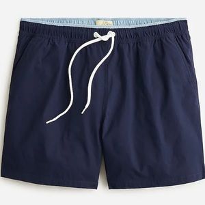 J Crew 6” Stretch Swim Trunk